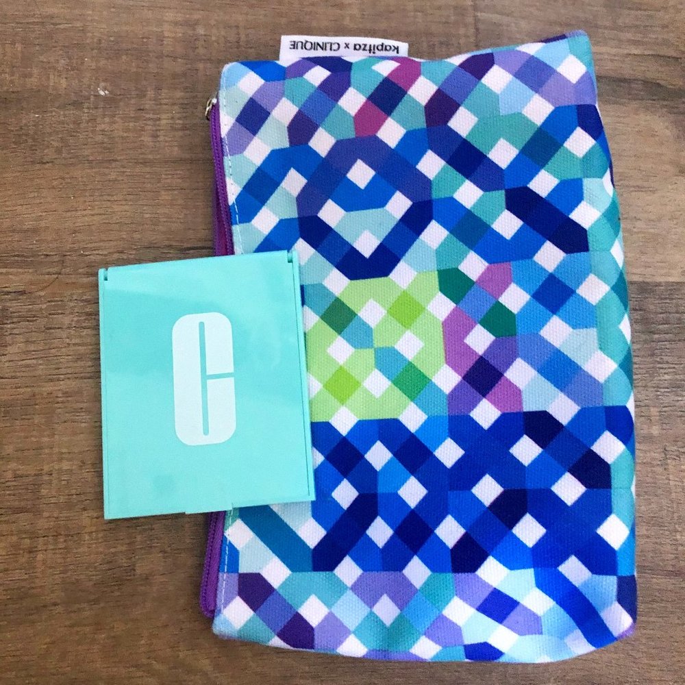 Clinque Makeup Bag and Mirror